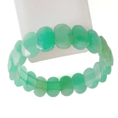 beautiful gifts lucky feng shui adjustable undyed no chemical natural stone green jade bracelet for lady