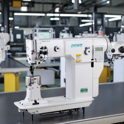 High-Speed Manual Feed Industrial Sewing Machine Flat-Bed Configuration New Motor for Garments & Fabric Home Factory Use DS-5826