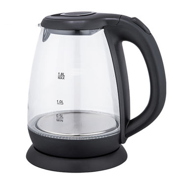 Auto shut-off and boil dry protection Glass electric kettle