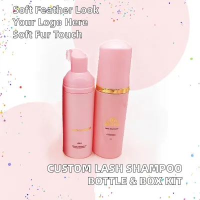 Professional Chantilly Eyelash Extensions Shampoo Vegan Foam Brush Formula Private Bottle Concentrate Kit