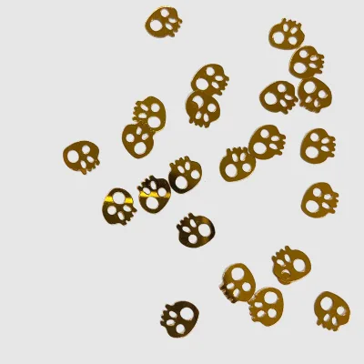 Bulk Loose PVC 7mm JM Halloween Sequins in Black White for Party Decorations Paper Scraps Stationery DIY Projects