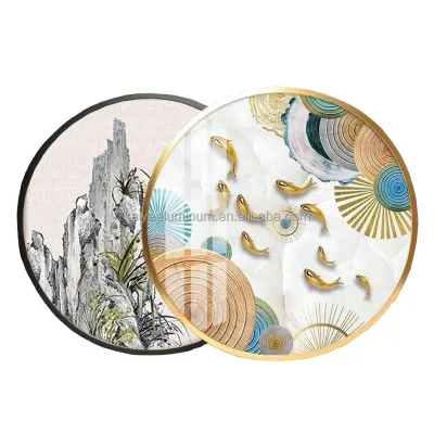 Environment Material Brush Surface Aluminum Alloy Frame Metal Photo Molding Frame for Picture Poster Photo Canvas