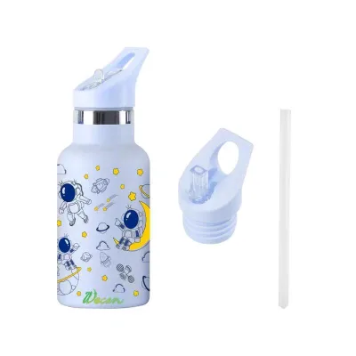 2024 New Stainless Steel Double Wall Thermos 12oz Capacity Outdoor Kid Water Bottle Christmas Gift for Girls and Boys