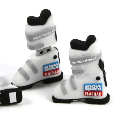 3d Ski Boots USB 2.0 Custom Made Usb Flash Drive Ski Boots