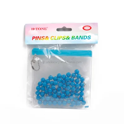 Wholesale Clips Paper Clips 125pcs Clips Set Colored Office Round Head Push Pins for Office School Supplies