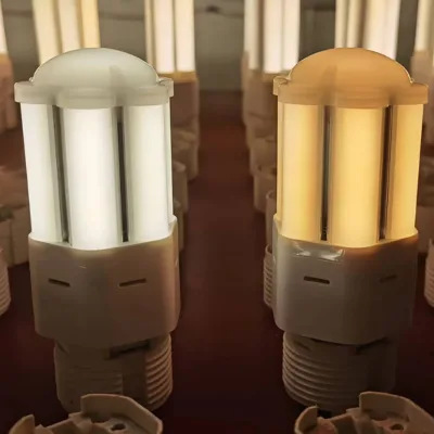 IP44 Waterproof 12W LED Corn Light Wide Voltage Energy Saving Bulb, Horizontal Plug G24 E27 GU24 Screw Lamp