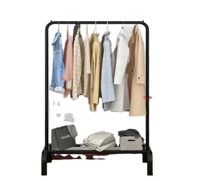 Single Pole Drying Rack Drop Belt Wheel Cool Clothes Rack Hanging Clothes Indoor Household Balcony Drying Hanger Hanging Rack