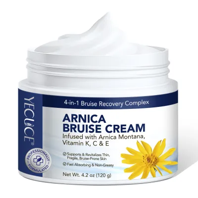 YECUCE 120g Face Body Soothing Care Skin Revitalizing Hydrating Moisturizing Arnica Bruises Cream for Fragile Bruise-Prone Skin