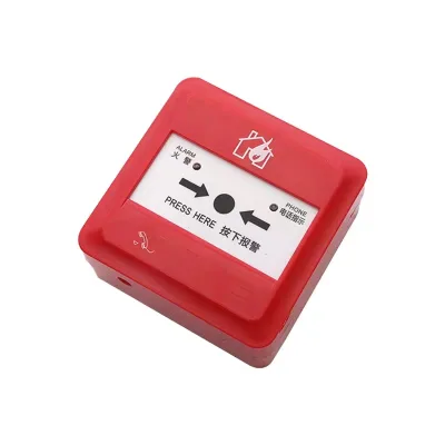 Fire Alarm System Digital Manual Fire Alarm Call Point IP65 Rated NEMA 1 Continuous Tone