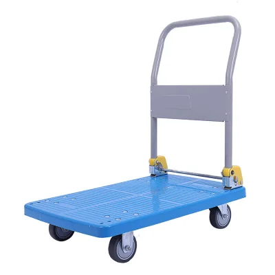 Mracking Steel Plate Transporters Trailers Small Platform Trolleys for Pulling Goods