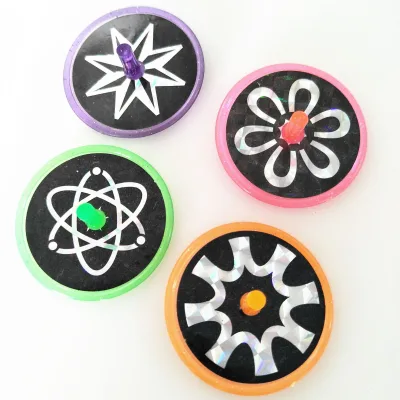 Small Gyro Plastic Toys Mixed Spinning Top Turns Promotional Toys Cheap Spinners for Kids Children's Toys Holiday Gifts