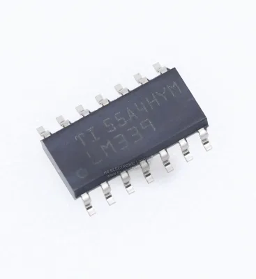 LM339DR Quad 4-Channel Voltage Comparator IC Open-Collector Low Power 2V~30V 14-Pin SMD