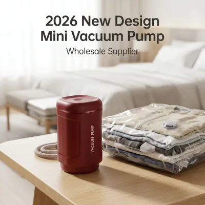 Multi-functional Smart Portable Outdoor Electric Air Pump Type-C USB Charged Vacuum Luggage Compression Bag Eco-friendly