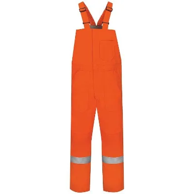 Bulwark Excel FR ComforTouch Deluxe Insulated Bib Overall Women's Men's Dungaree With Reflective Trim HRC4