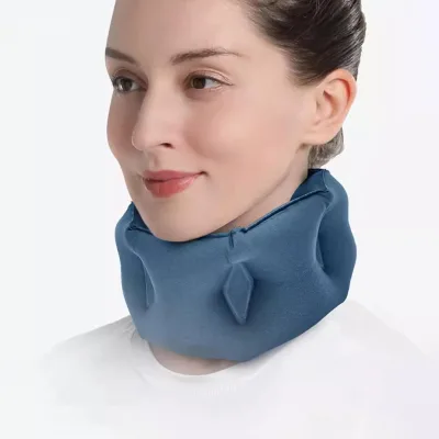 Inflatable Neck Pillow for Travel Office Nap,Neck Brace,Cervical Collar, Soft Inflatable Wraps