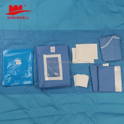 Specialized Upright Incision Procedure Pack for Gynecological Surgery Reinforced Gown CE Certified Global Customized Sterile