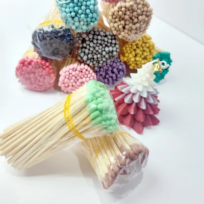 Factory Direct Wholesale Loose Colored Wooden Safety Matches Raw Material for Glass Bottle and Match Box Refill Bulk Matches