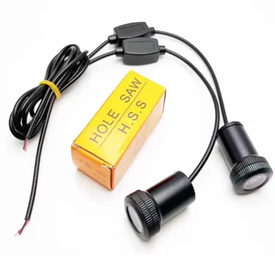 New Custom DIY 12V 5W LED Car Laser Projector with Ghost Shadow Door Light and Car Logo Welcome Light