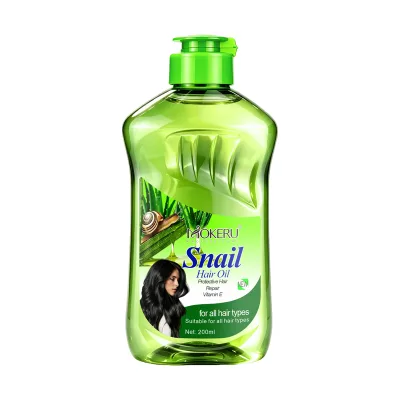 Mokeru OEM Private Label Olive Snail Hair Serum | Repair Damaged Hair & Add Shine | Hair Care Treatment