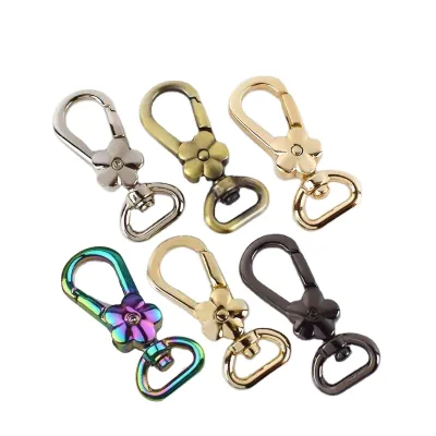 13mm Metal Carabiner Buckle Bag Strap Snap Ring Hook Clip Trigger Connector Clasp Accessory