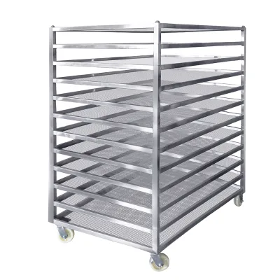 Stainless Steel Wire Mesh Drying Dehydrator Tray / Perforated Metal Sheet Tray