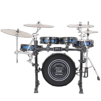 Portable Drum Set 5 Drum 4 Cymbals Professional Drum Kits for Adult Children