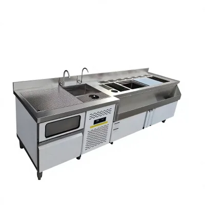 Markdown Sale Commercial bar Station Cocktail Movable Wedding Cocktail bar Station Cocktail bar Station Small