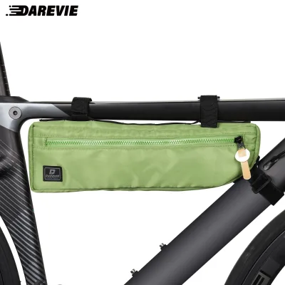 Darevie 0.8L Bike Bag Top Tube Bike Frame Bag Triangle Waterproof Bicycle Under Tube Bag for MTB Road Bike