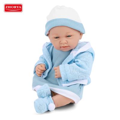 Zhorya Custom Interactive Soft Silicone Lifelike Baby New Born Child Doll Toy