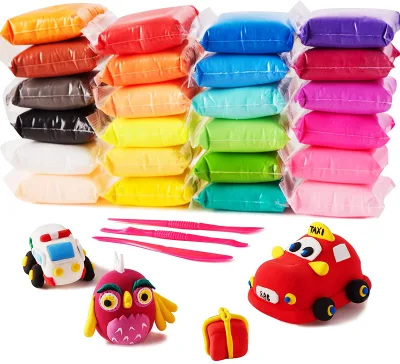 36 Colors Non-Toxic Self Drying Soft Clay Air Dry Clay for Kids