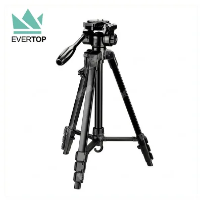 LT402 Compact 4 Sections Tripod for Photographer, High Quality 3 Way Panhead Tripod, 4 Section Lightweight Tripod for Camera