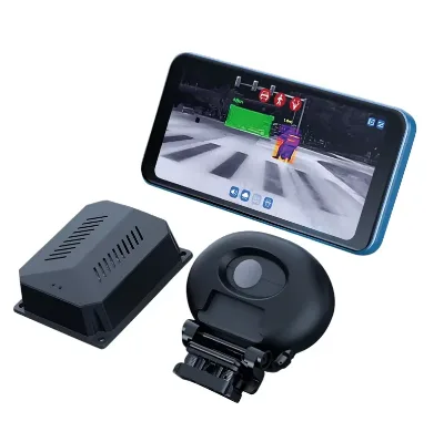 256*192 Automotive AI Thermal Imager Camera 6.25" Screen Night Vision Car Recorder Support WIFI for Rain Snow and Fog