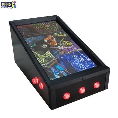 Hot Sale Konghui KH-PB-04-KL Mini Pinball Machine Nudge Function MDF+Tempered Glass 1 Player 12-Month Warranty