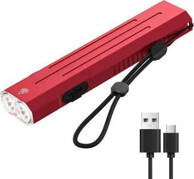 New Mode Outdoor Torch Light Aluminium Alloy 18650 Battery1600Lm Multifunctional Fixed Focus Glaring Led Flashlight