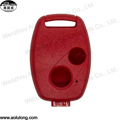 Factory 2-Button Red Shell Car Key Replacement for Honda Vehicle Remote Key Auto Key Shell