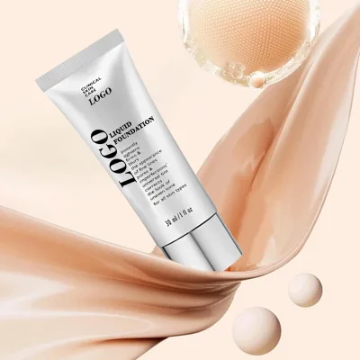High Quality 24h Long Lasting Makeup Matt Oil Control White Foundation Color Changing Brightening Concealer