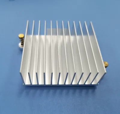 Aluminum Heat Sink for Computer Motherboard Chipset with Spring Fastener