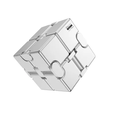 Personalized Fidget Finger Toy - Ultra-Durable Metal Infinity Cube for Stress & Anxiety Relief, Great Sensory Gift