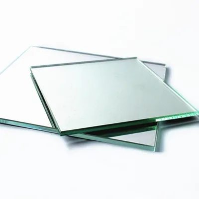 Modern Frameless Laminated Glass Wall Mirror for Bathroom Decor