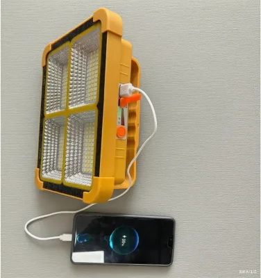 Rechargeable 200W Solar LED Flood Light Waterproof Portable Night Camping Lantern for Outdoor IP66 Garden & Night Markets