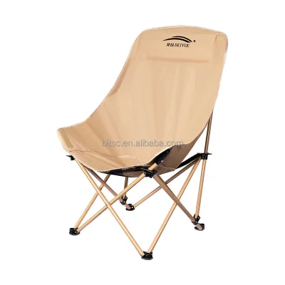 Portable Leisure Chair Comfortable Modern Camp Chair Folding Picnic Luxury Moon Chair
