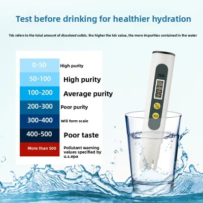 Foreign Trade Bestseller TDS Pen & Meter Household Water Quality Tester TDS-M2 Portable Ready-to-Ship