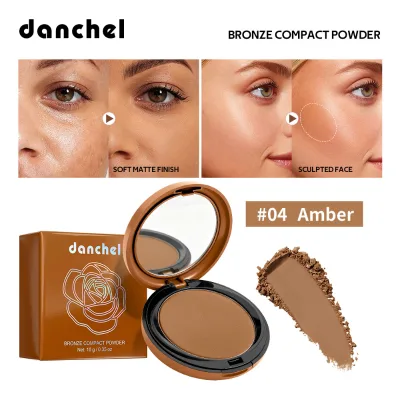 Wholesale Lightweight Long Lasting Setting Pressed Powder Matte Bronzer Contour Powder Face Shading Sculpting Bronzing Makeup