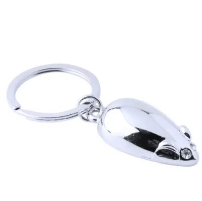 Mouse Keychain, Zodiac Rat Year Gift a Substitute Can Be Engraved Logo Laser Keychain