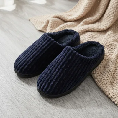 Hot Sale New Closed Toe Anti-Slip Cotton Plush Cushioning for Women Men-Spring/Autumn/Winter Outdoor/Indoor Use Warm Memory Foam