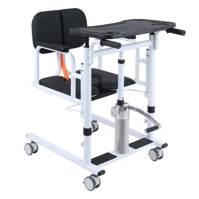 Hospital Furniture Portable Lift Shift Machine Stainless Steel/Iron Foldable Bathroom Safety Equipment for Hospital and Home Use