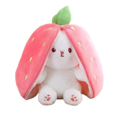 Hot Sale Cross-dressing Strawberry Reversible Bunny
