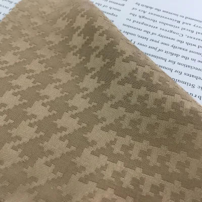 Hot Selling Woven Viscose Jacquard Leaves Flower Wave Point Wave Point Fabric for Shirt for Cloth Dress