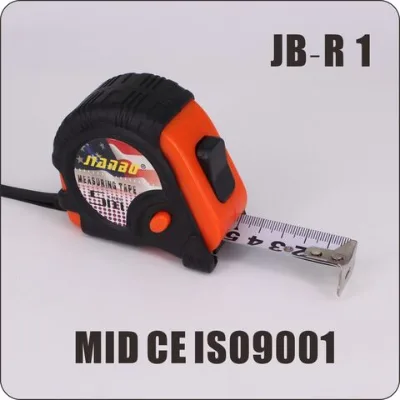 Rubber coated 5m\16ft steel measuring tape
