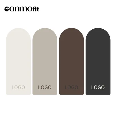 Custom Logo Natural Rubber Yoga Mat Eco Friendly Non Slip Pure Rubber Pilates Mat for Dance Exercise Home Gym Wholesale
